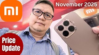 XIAOMI Price List for November 2025 | Redmi 2025 | You Can Now Buy Phones on YouTube