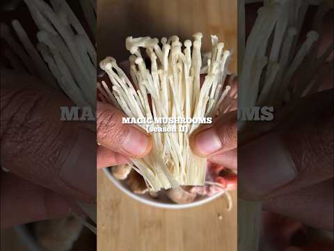 MAGIC MUSHROOMS #mushroom #mushrooms #recipe #recipes #food #series #enokimushroom #vegan #veganfood