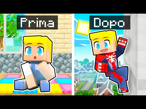 Il Bambino Che Scoprì di Essere SPIDERMAN! - Minecraft ITA