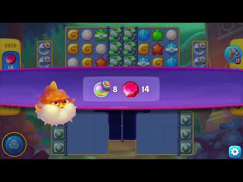 [FISHDOM Walkthrough] Level 6429 Super Hard (Qua màn - Fishdom)