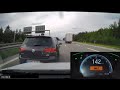 Autobahn Emergency Braking At 200 Km H