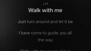 WALK WITH ME - MLTR KARAOKE (Lower Key)