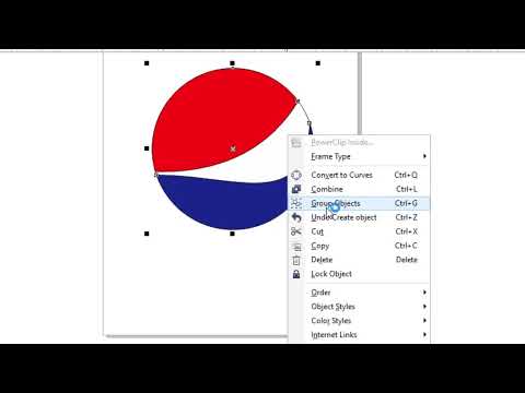 TUTORIAL MEMBUAT LOGO PEPSI DENGAN CORELDRAW X7