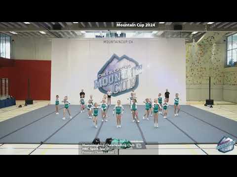 Mountain Cup 2024 - 40 - Hummingbird Cheerleading Club - HBC Spirit Teal - Primary Cheer - L1