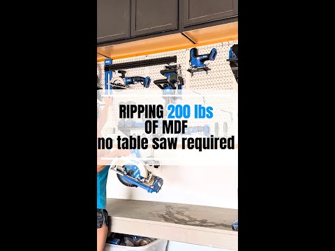 Ripping 200 lbs of MDF - no table saw required
