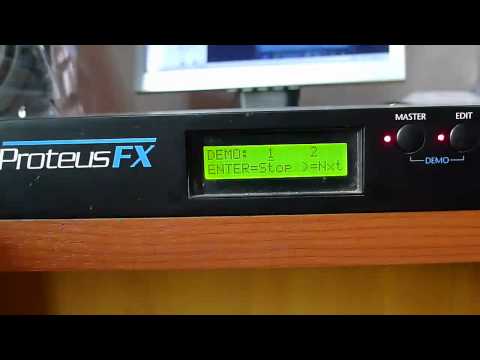 E-MU ProteusFX Built-In Demo