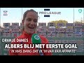 Eerste goal voor Albers: 'Ik ben bang dat ik 'm van Xan heb afgepakt'