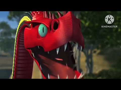 Astrid Punching a Slitherwing right in the Kidney