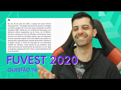 FUVEST 2020 - Q76 - On April 10, 2019, the Event Horizon team