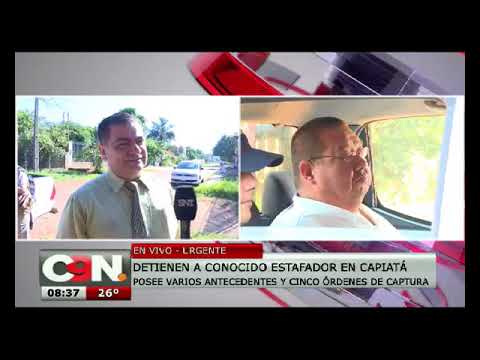 Detienen a conocido estafador de Capiatá
