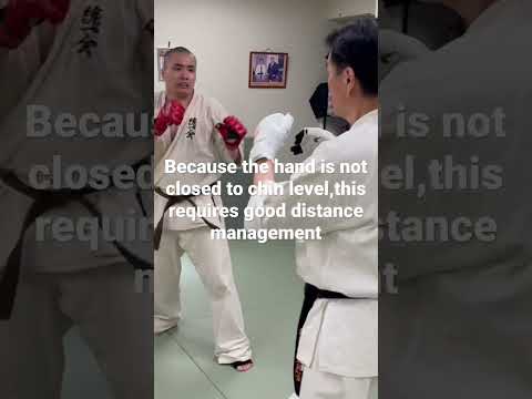The traditional karate defensing system