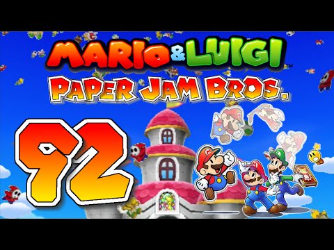 Let's Play Mario & Luigi: Paper Jam Bros. (Part 92): Ein harter Knochen in der Kampfarena!