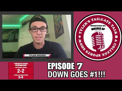 TYLER'S TAILGATE TALK 007 - DOWN GOES BAMA!! GAME OF THE WEEK, LOCKS & MORE
