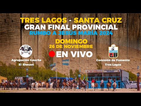 DOMINGO 26/11 - CLASIFICACIÓN FINAL PROVINCIAL RUMBO A JESUS MARIA 2024 - TRES LAGOS - SANTA CRUZ