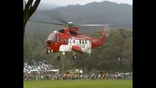 preview picture of video 'Irish Coast Guard lands at Newcastle Co. Down N.Ireland for festival of Flight Air Display'