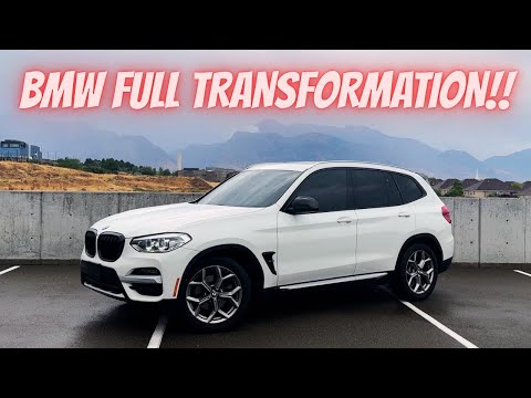 My BMW X3 Gets A Full Transformation!! (Birthday Gift To Me!)