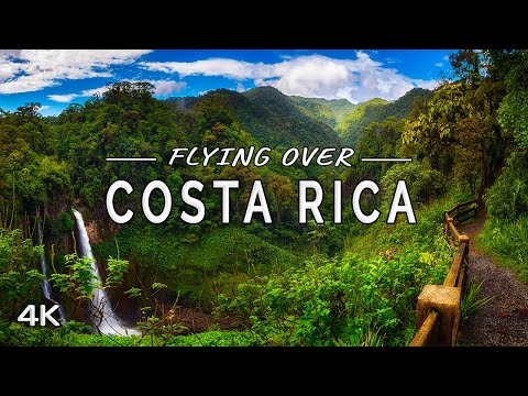 Flying over Costa Rica: Nature Scenery with Ambient Music (4K UHD Drone Film)
