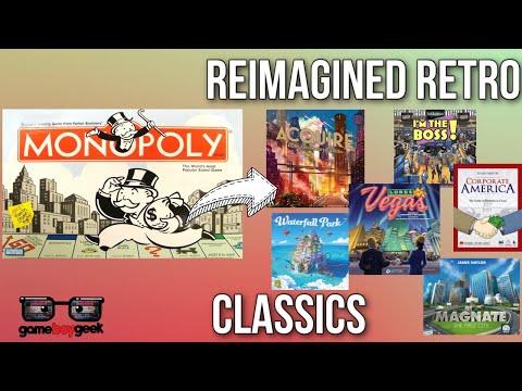 Reimagined Retro Board Game Classics - Monopoly