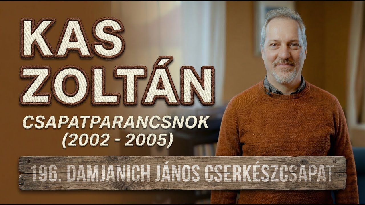 Kas Zoltán csapatparancsnok interjú videó előnézet (2002-2005)