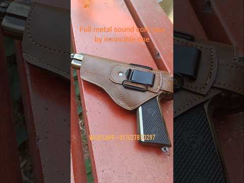 1911 style ww2 sound cork gun by invincible one #shorts #gunsounds #fireworks #tactical #codm #gun