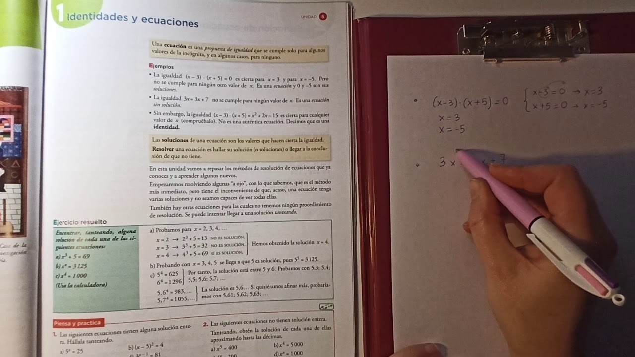 Watch 4º ESO Matemáticas ANAYA – IDENTIDADES Y ECUACIONES - Página 89 - Tema 6 Ecuaciones Now 4º ESO Matemáticas ANAYA – IDENTIDADES Y ECUACIONES - Página 89 - Tema 6 Ecuaciones