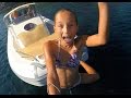 Carla Underwater Diving Into The Sea And Swimming Underwater