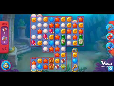 Fishdom. 8995 hard level no boosters and diamonds. 15 moves