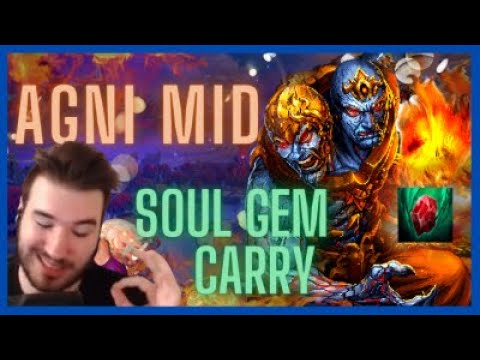 Smite Pro Agni: SOUL GEM IS HOW OP ON THIS GOD?!?! (Smite Conquest)