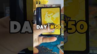 I’ve opened Pokémon cards for 50 Days Straight...Insane !🔥 #pokemontcg #pokemon #pokemoncard #daily