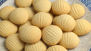 بسكويت جوز الهند بالطريقة الأصلية سهل ولذيذ وبكميات وفيرة