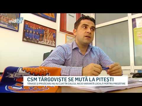 CSM TARGOVISTE SE MUTA LA  PITESTI