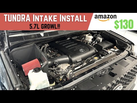 Tundra Rough Country Intake - BEFORE & AFTER Sounds