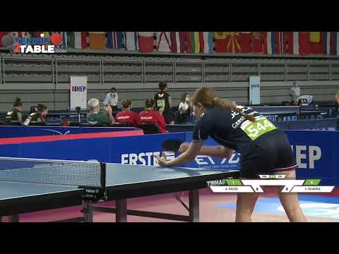 Avezou Agathe (FRA) VS  Polakova Veronika (CZE) - Championnats d'Europe Cadets 2021