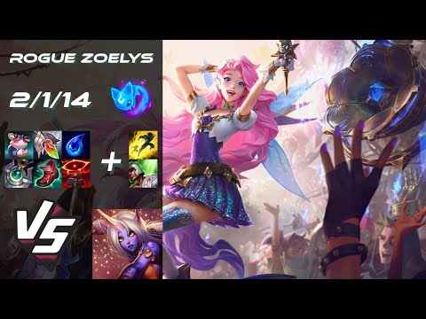 Rogue Zoelys SUPPORT Seraphine vs Soraka - EU Challenger Patch 14.20