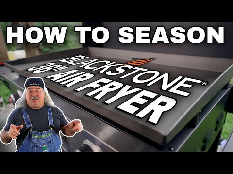 How to Season a Blackstone Griddle with an Air Fryer | Blackstone Griddle
