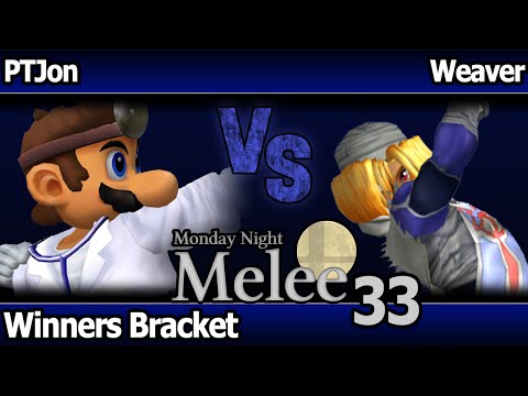 MNM 33 Melee - PTJon (Dr Mario) vs Weaver (Sheik) - Winners Bracket