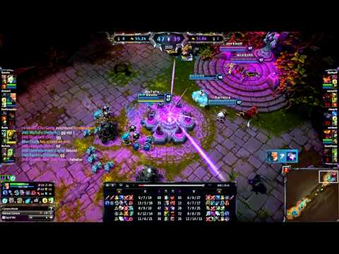 Nunu ultimate 1 shot ashe on fountain