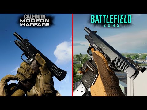 Cod: Modern Warfare vs Battlefield 2042  - Weapons Comparison