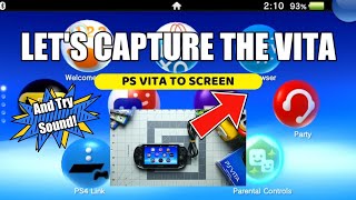 PS Vita To Monitor And Try Sound