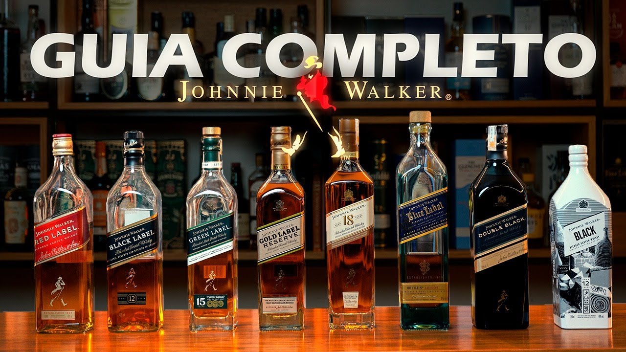 GUIA COMPLETO JOHNNIE WALKER. TUDO QUE PRECISA SABER SOBRE OS PRINCIPAIS WHISKYS DA JOHNNIE WALKER.