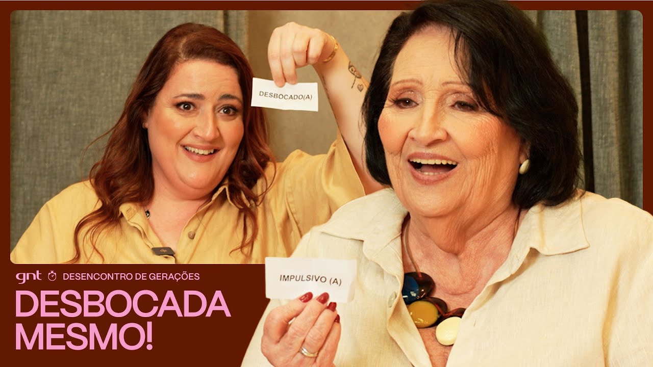 DEBOCHADA? Déa Lúcia e Ju Amaral avaliam seus ADJETIVOS 😂 | Desencontro de Gerações | GNT