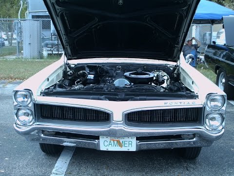 1967 Pontiac LeMans Sprint OHC Convertible Wht OrlandoBahiaShrine030715