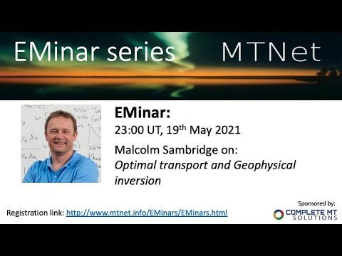 EMinar 1.28 Part 2: Malcolm Sambridge - Optimal transport and Geophysical inversion