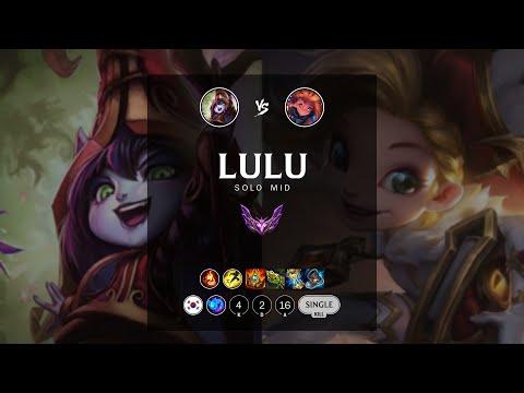Lulu Mid vs Zoe - KR Master Patch 12.12