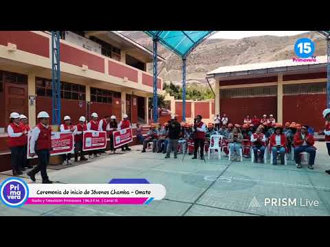 Ceremonia de inicio de Jóvenes Chamba 2026   Omate Provincia General Sánchez Cerro
