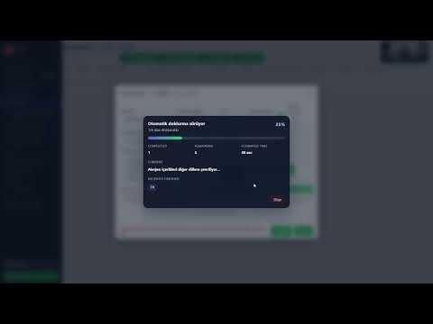 AI menu tutorial video