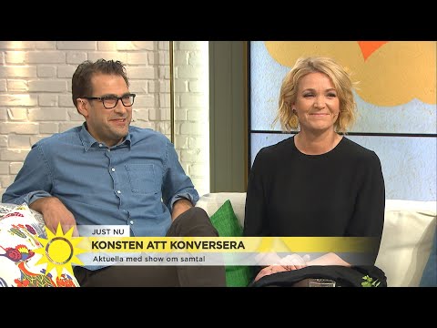 Konsten att konversera: ”Varför skickar du tanten som dansar flamingo?”  - Nyhetsmorgon (TV4)