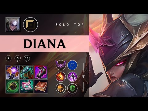 Diana Top vs Vladimir - EUW Master Patch 25.24