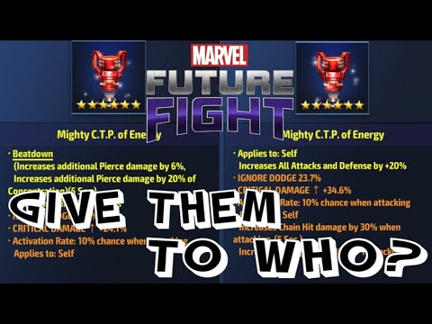 Which reforged ctp's of energy to give to characters! Marvel Future Fight