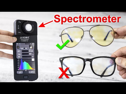 Are Computer Glasses a Scam? - Light Spectrum Analysis